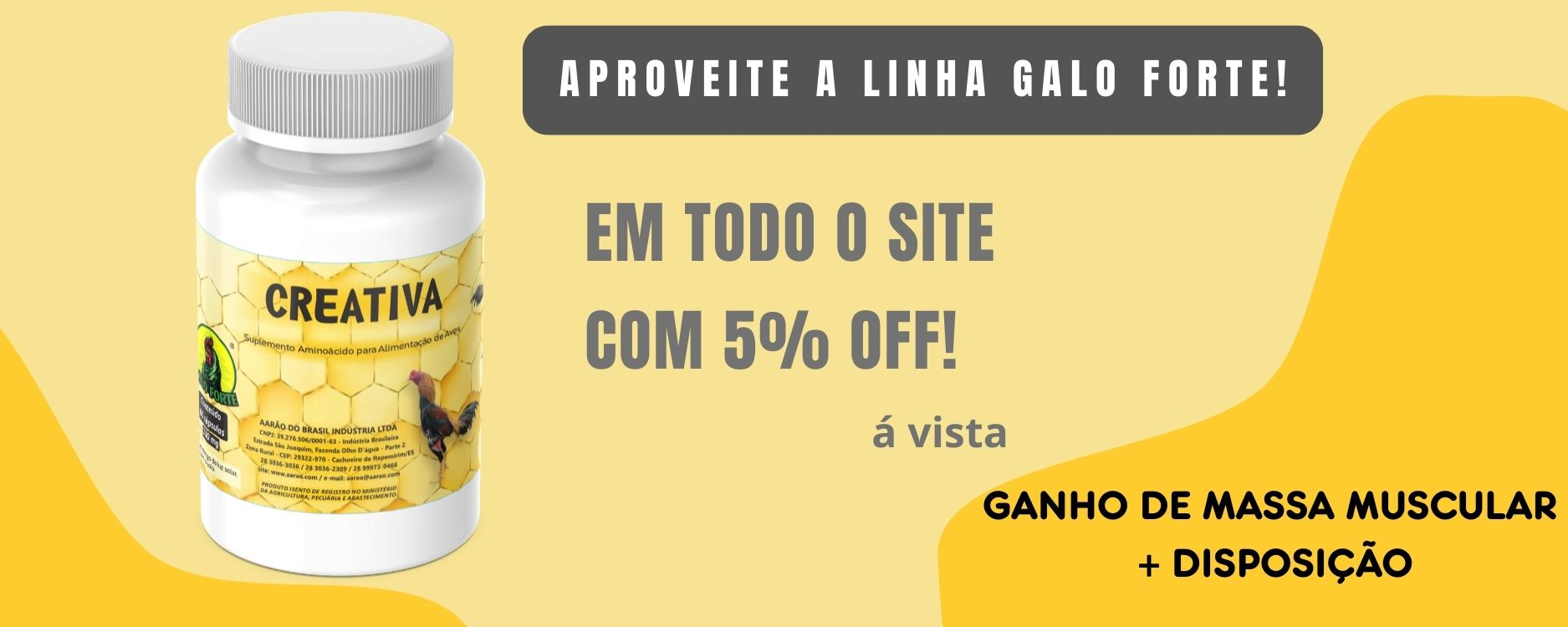 creatina para animais 